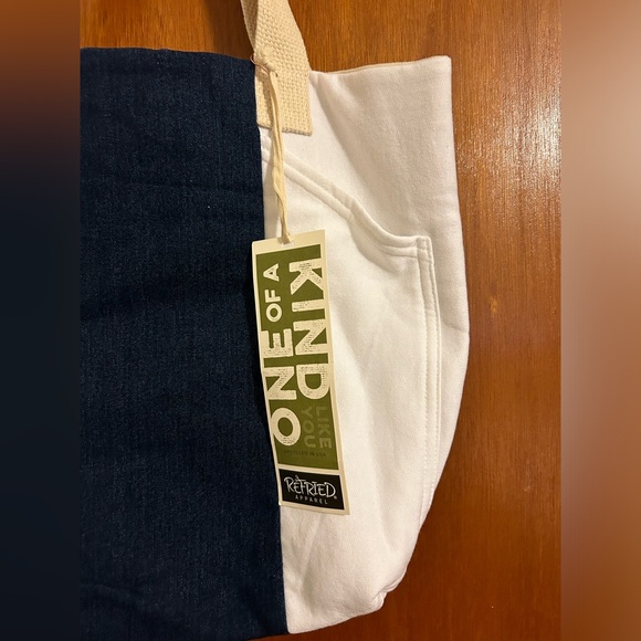 NWT Refried Apparel One Of A Kind Handmade Recycled Fabric Tote Bag - Picture 4 of 8